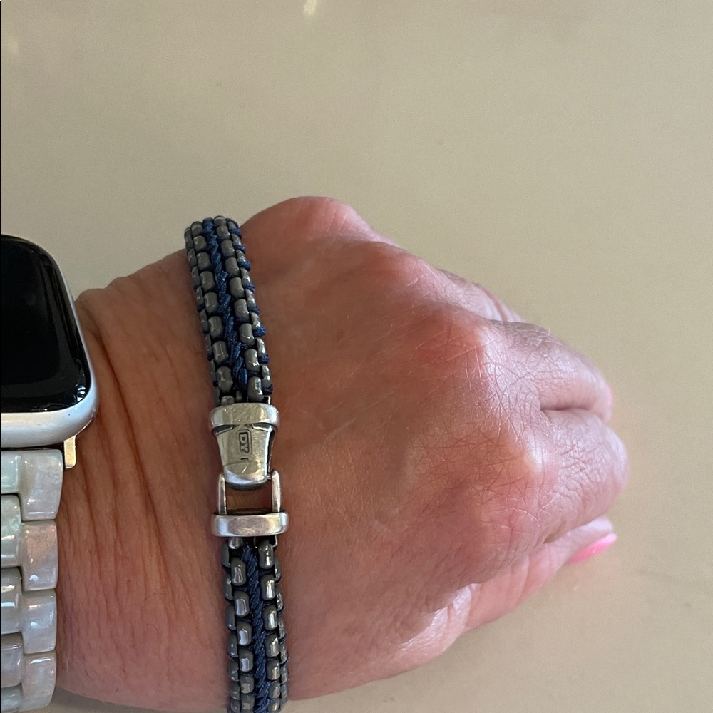 David Yurman Bracelet with Blue Accents